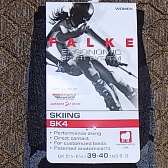 NEW Falke SK4 ski socks (made in Germany) - Picture 1 of 15